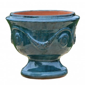 Vase coupe Anduze TERRE FIGUIERE bleu