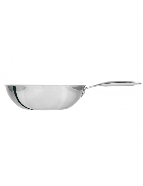 Wok inox Cristel Castel Pro - 5 tailles