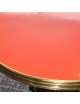 Table de bistrot plateau émaillé - 3 tailles 9 coloris