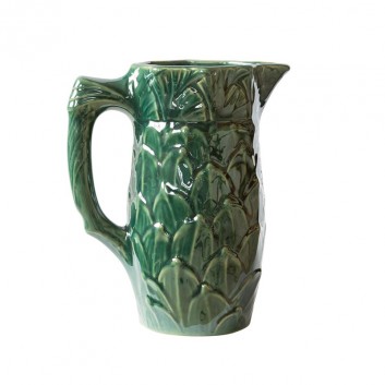 Pichet vase FEUILLE Digoin - 2 coloris