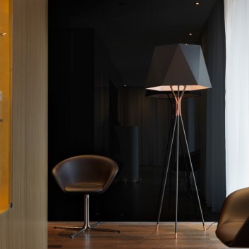 Lampadaire Solitaire CVL - plusieurs finitions 2 tailles