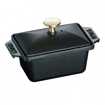 Terrine en fonte STAUB noir mat 15x11cm