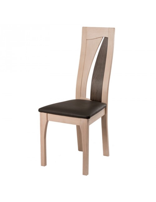 Chaise Zena Lelièvre en chêne - personnalisable