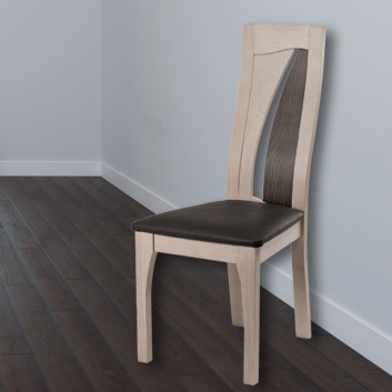 Chaise Zena Lelièvre en chêne - personnalisable