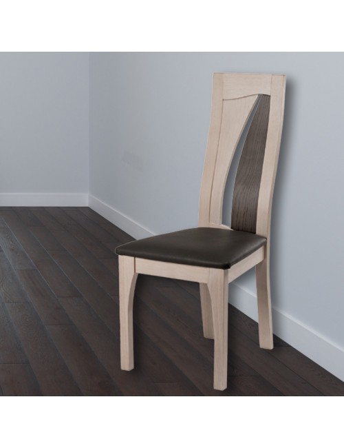 Chaise Zena Lelièvre en chêne - personnalisable