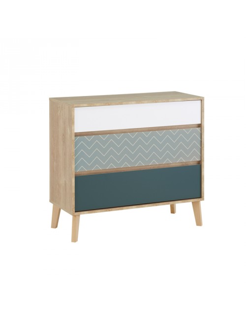 Chambre GAMI Larvik Lit armoire commode bureau