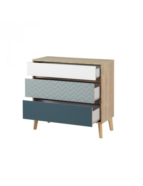 Chambre GAMI Larvik Lit armoire commode bureau