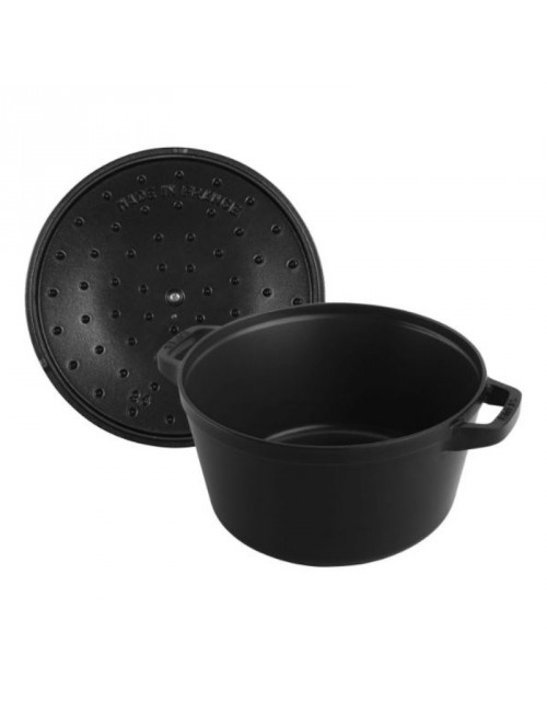 Set empilable Staub 4 pièces cocotte poêle 24cm en fonte