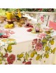 Nappe Garnier Thiebaut Citrons de Menton en lin - 4 dimensions
