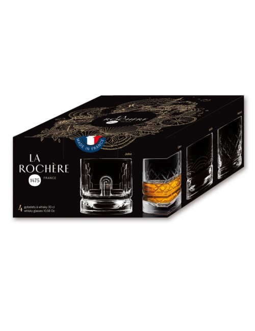 Set de 4 verres à whisky Dandy La Rochère