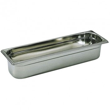 Bac Matfer Bourgeat gastronome plein inox sans anse GN 2/4 - 4 tailles