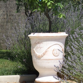 Vase d'Anduze Terre Figuière cérusé naturel - 4 tailles