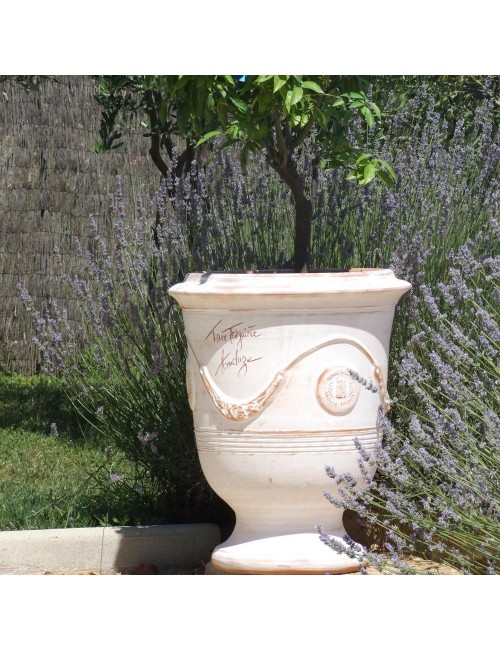 Vase d'Anduze Terre Figuière cérusé naturel - 4 tailles