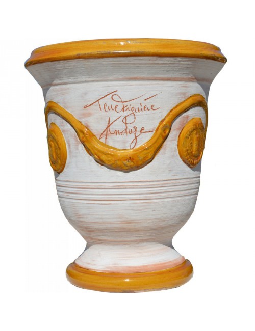 Vase Anduze TERRE FIGUIERE Cérusé miel - 4 tailles