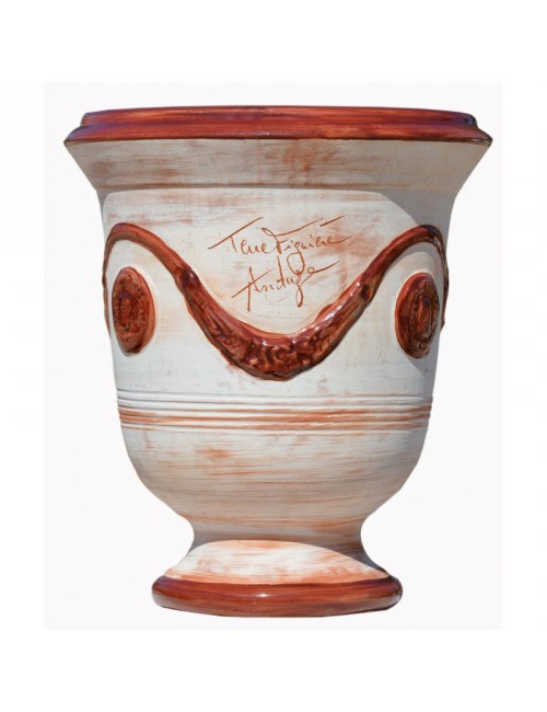 Vase Anduze Terre Figuière Cérusé bordeaux - 4 tailles