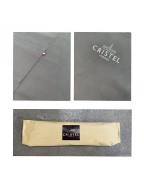 Tablier gris Cristel 100% coton