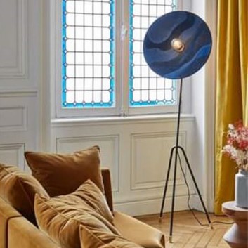 Lampadaire Market Set Malachite nuit par Sonia Laudet