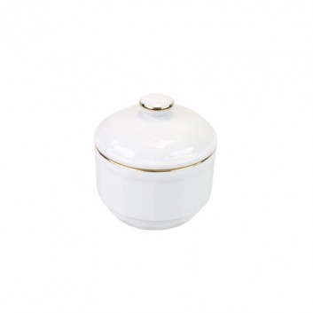Sucrier en porcelaine Apilco Flora - 5 coloris