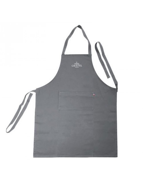 Tablier gris Cristel 100% coton