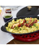Assiette chaude plat fonte Staub 31cm