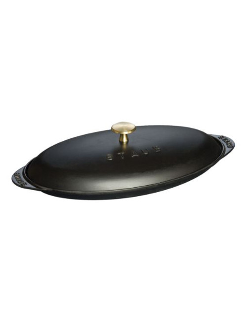 Assiette chaude plat fonte Staub 31cm