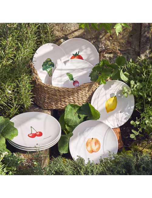 Coffret 4 Assiettes Degrenne Saisons légumes