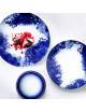 6 assiettes Degrenne Blue Shades - 2 tailles