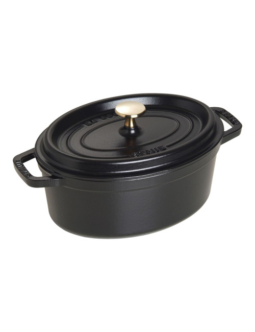 Cocotte STAUB 23cm en fonte ovale - 3 coloris