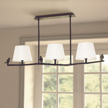 Objet Insolite Suspension Plume Bronze