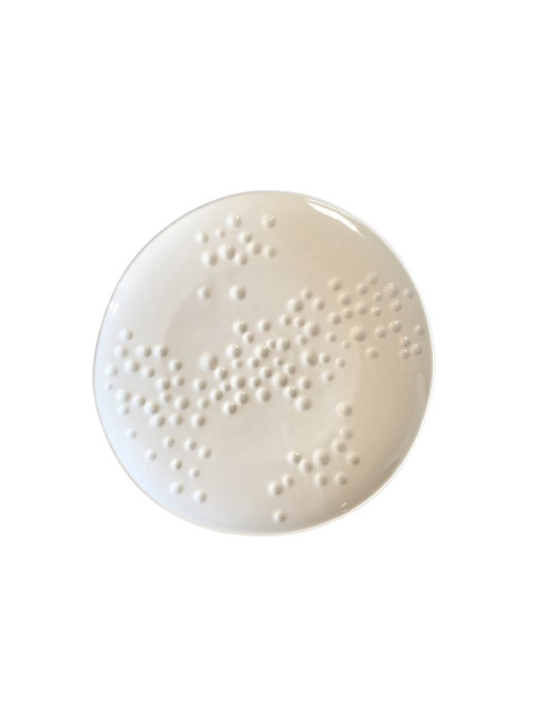 Pergay 6 Assiettes Corail porcelaine