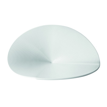2 assiettes de présentation Canopée Pillivuyt en porcelaine
