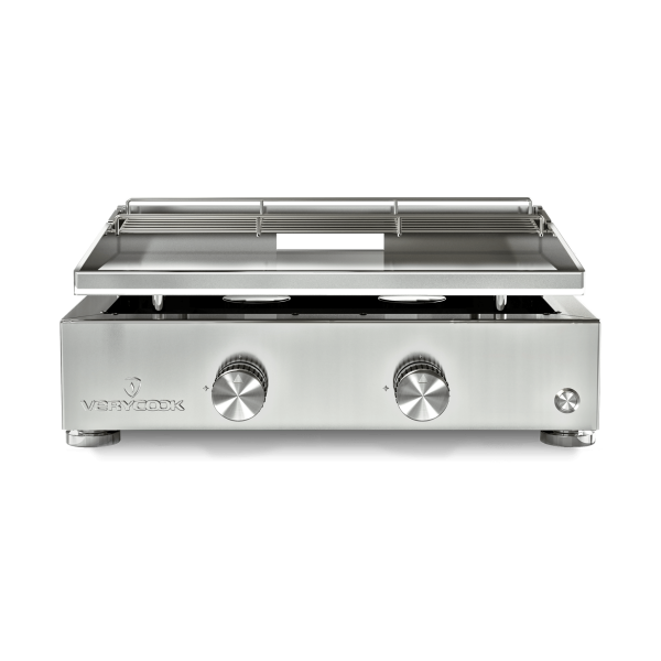 Plancha Verycook Simplicity 2 feux plaque inox