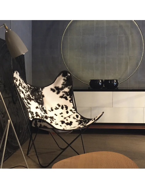 Fauteuil Butterfly AA Airborne Peau de Vache
