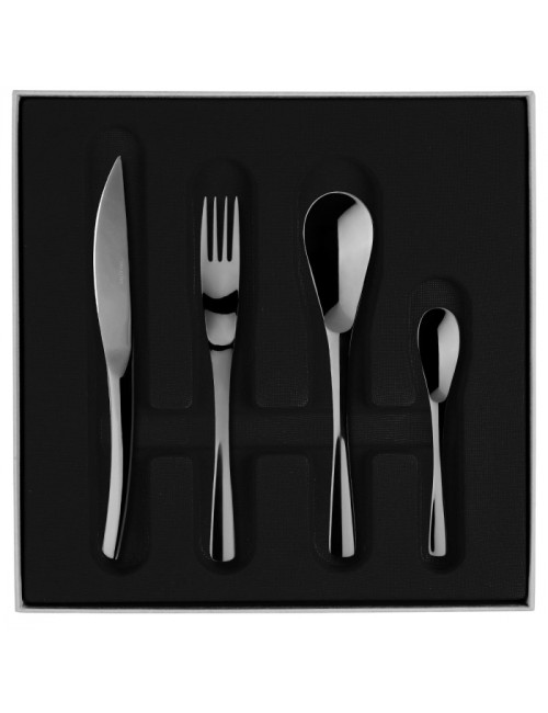 Ecrin 50 couverts XY Black miroir DEGRENNE
