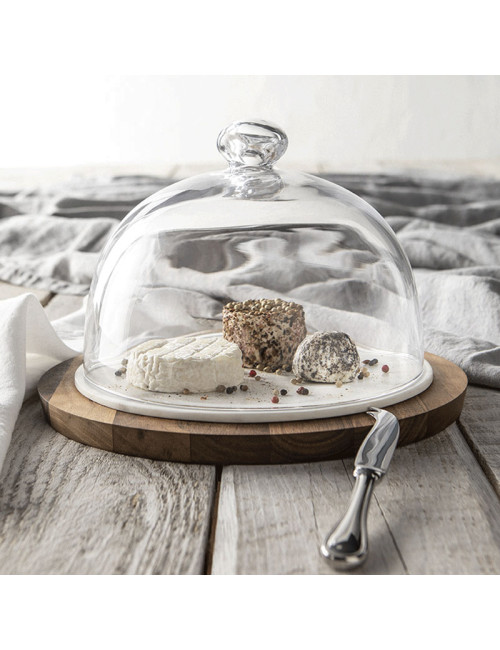 Cloche en verre Degrenne Evento - 3 dimensions