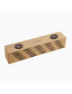 Natte simili-cuir rangement 8 couteaux Opinel
