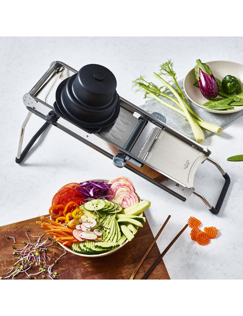 Mandoline Access inox De Buyer avec accessoires