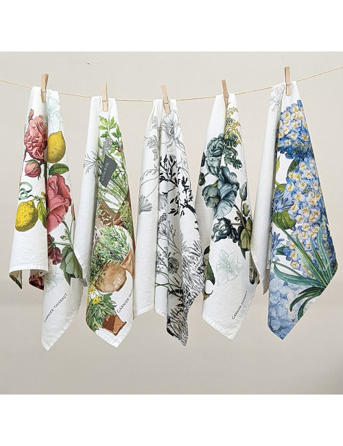 Lot de 2 torchons GARNIER THIEBAUT Giardino
