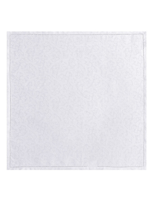 4 serviettes de table Le Jacquard Français Portofino fiori - 2 coloris