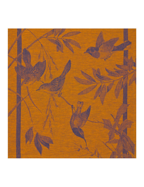 4 serviettes de table Le Jacquard Français Volière - 3 coloris