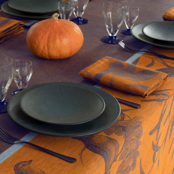4 serviettes de table Le Jacquard Français Volière - 3 coloris