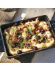 Mini Plat Four noir mat 15x11cm Staub