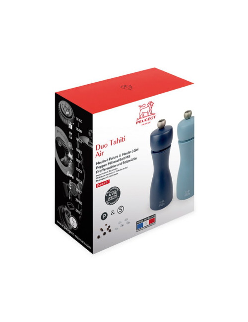 2 moulins sel poivre Tahiti Peugeot - 4 coloris