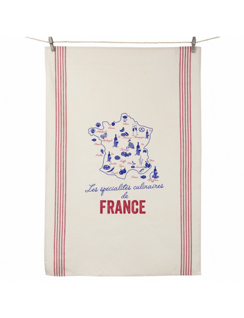 Torchon Tissages de l'Ouest Léon Spécialités coton