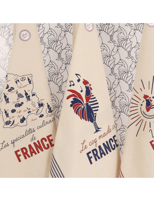 Torchon Tissages de l'Ouest Léon Spécialités coton
