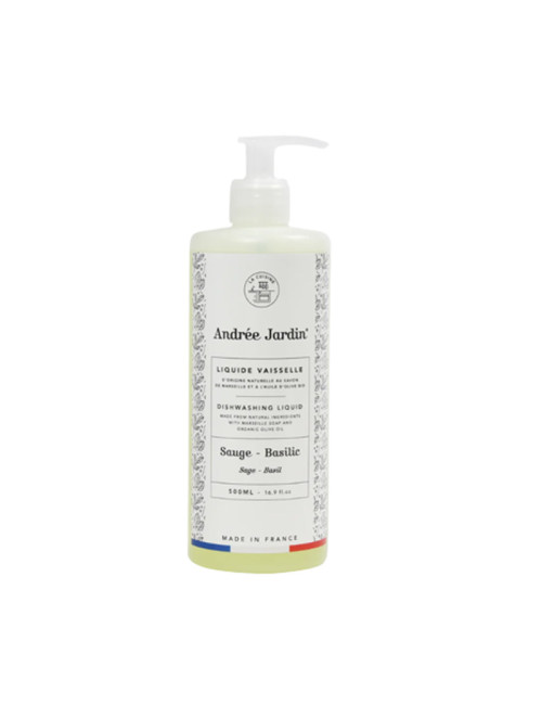 Liquide vaisselle Andrée Jardin 500ml Sauge Basilic