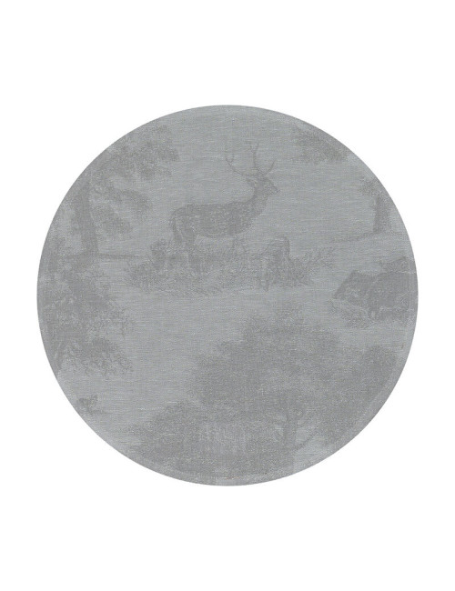 4 sets de table ronds Le Jacquard Français Souveraine - 3 coloris