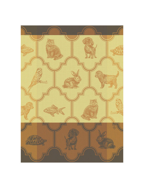 Torchon LE JACQUARD FRANCAIS Nos Acolytes en coton - 3 coloris
