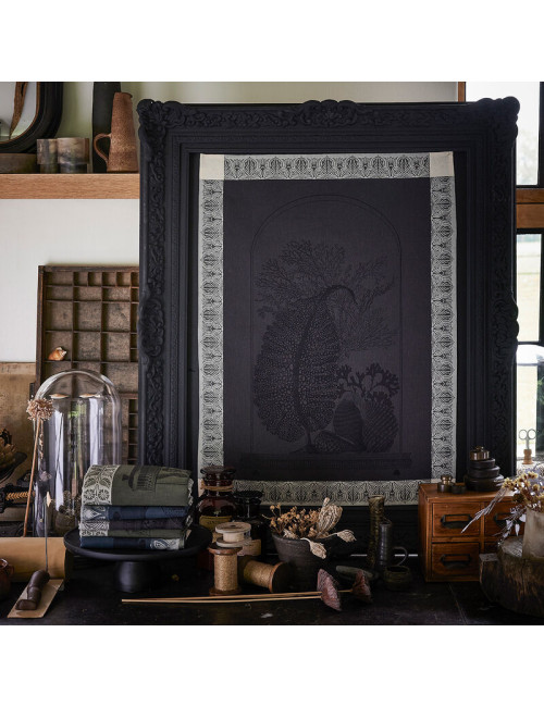 Torchon LE JACQUARD FRANCAIS Curiosités Minérales en coton