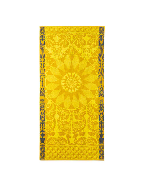 Serviette de plage LE JACQUARD FRANCAIS Soleil Jaune